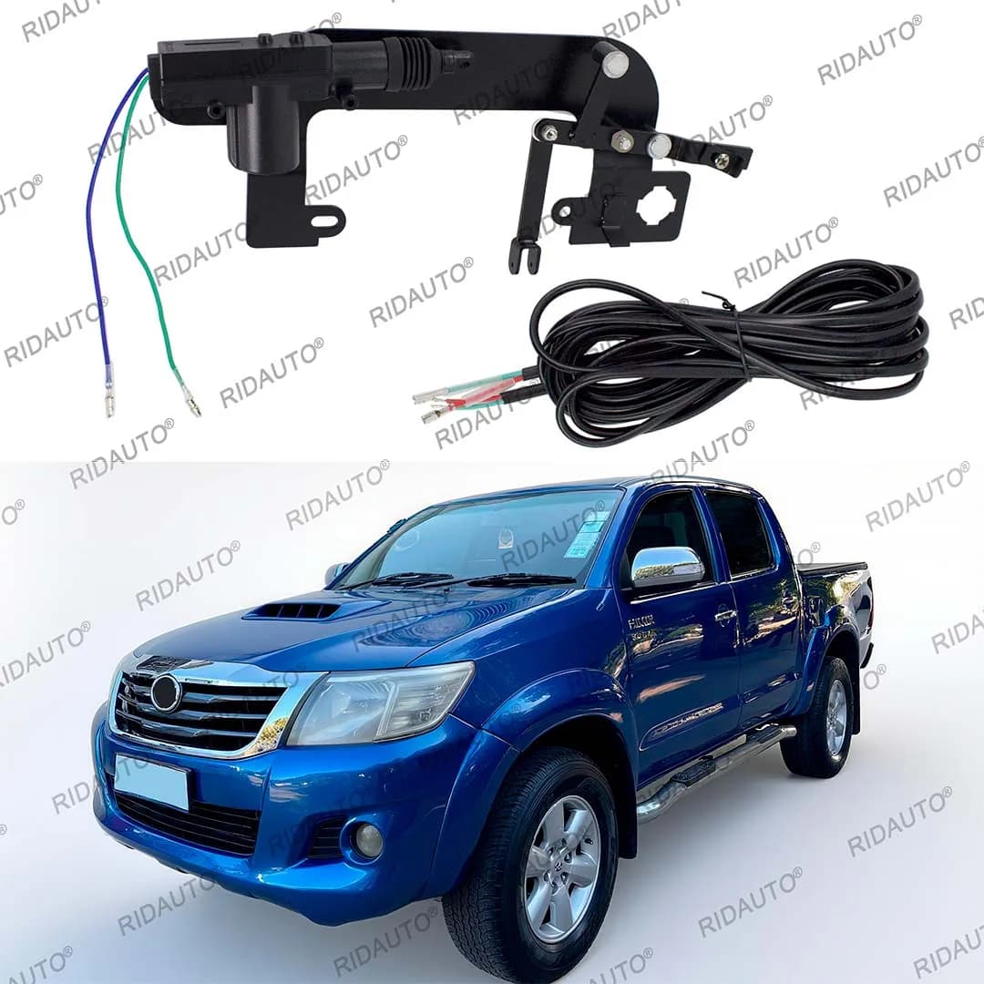 Kit serratura centralizzata portellone Blocco pop Sblocca serratura elettrica di sicurezza porta cancello posteriore per Hilux Vigo 2008-2014 Accessori serratura posteriore