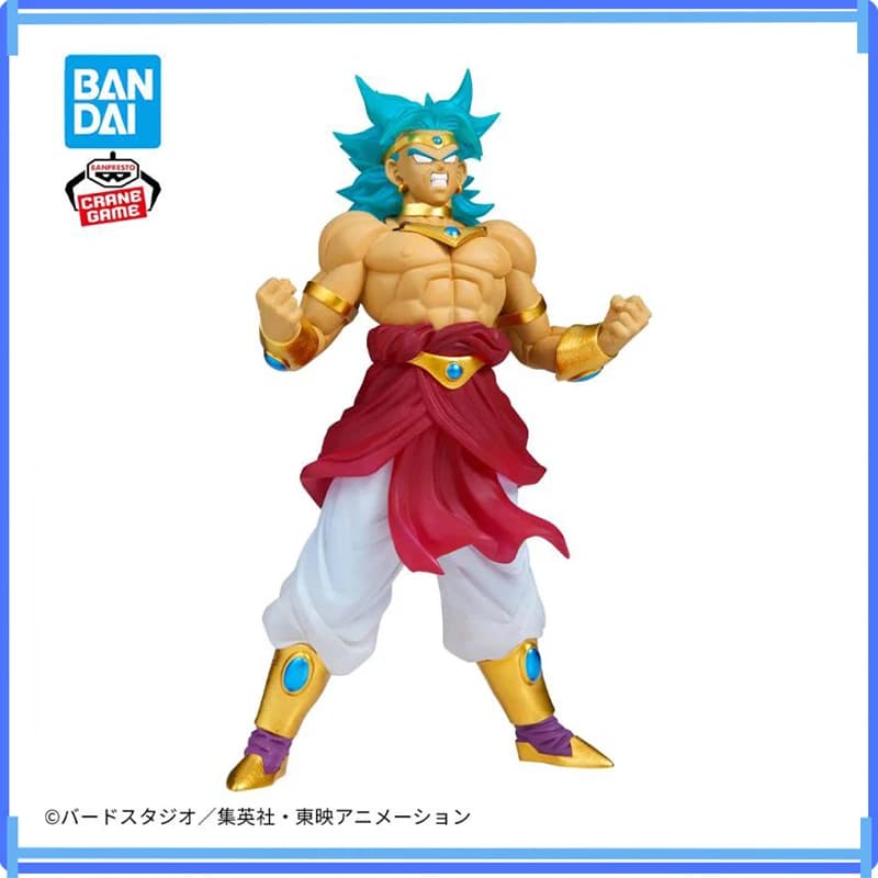 Disponibile originale Banpresto Clearise Dragon Ball Z Super Saiyan Broly Anime Action Figure Modello in scatola Giocattoli Regalo autentico