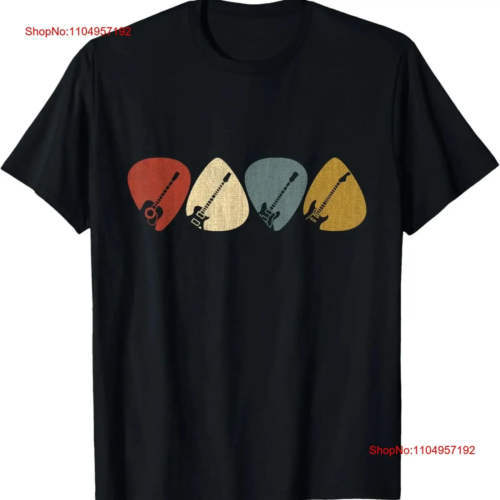 T-shirt per plettro per chitarra vintage lavata versatile streetwear casual traspirante morbida unisex homme moda allungata elegante leggermente