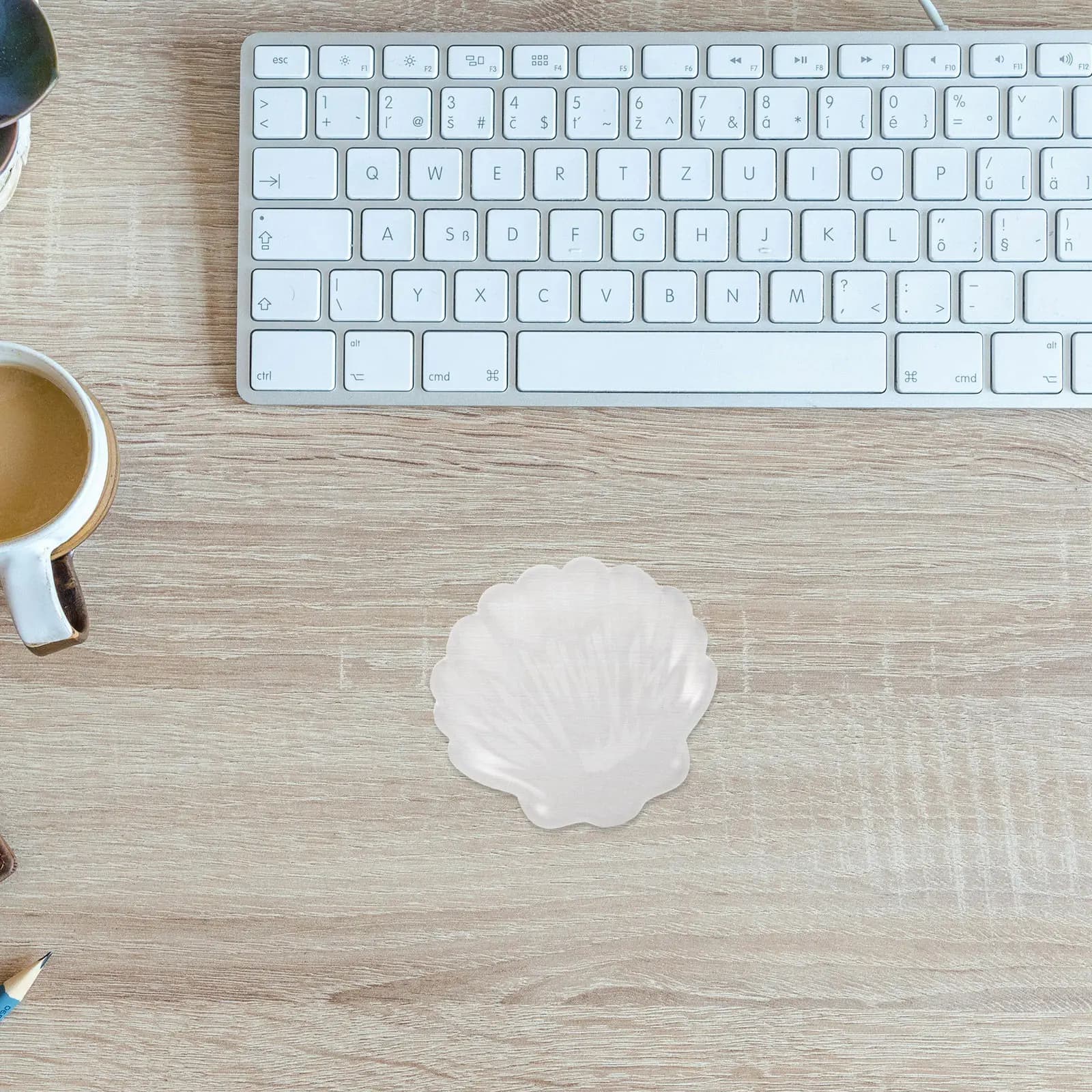 Silicone Soft Silicone Shell Mouse Mat, Anti-slip Base, comfortable Wrist Support, for gaming and office, ergonomic, cute and compact
