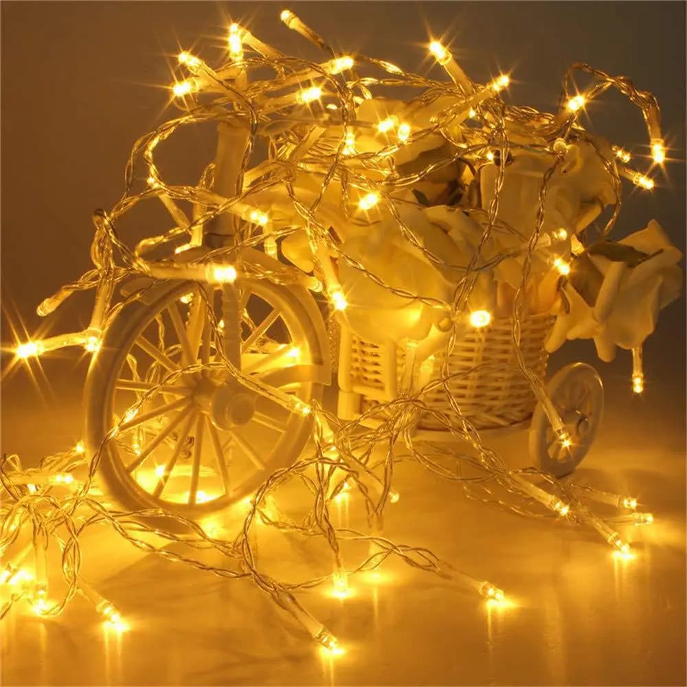 Catena Luminosa 20M 200 LED per Natale, Feste, Interni ed Esterni, Matrimoni, Casa, Giardino, Campeggio, Decorazione con Luci a Diodi Emettitori
