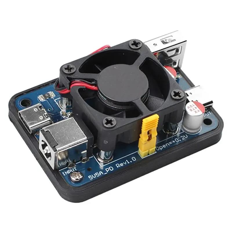 Power PD Trigger Activation Module Jetson 5V5A 27W PD DC USB Dual Input Wide Voltage Dual Output- For Raspberry PI 5 Compatible-