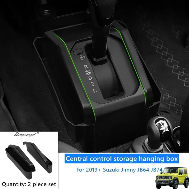 2 car central console storage containers, suitable for Suzuki Jimny JB64/JB74 from 2019 onwards