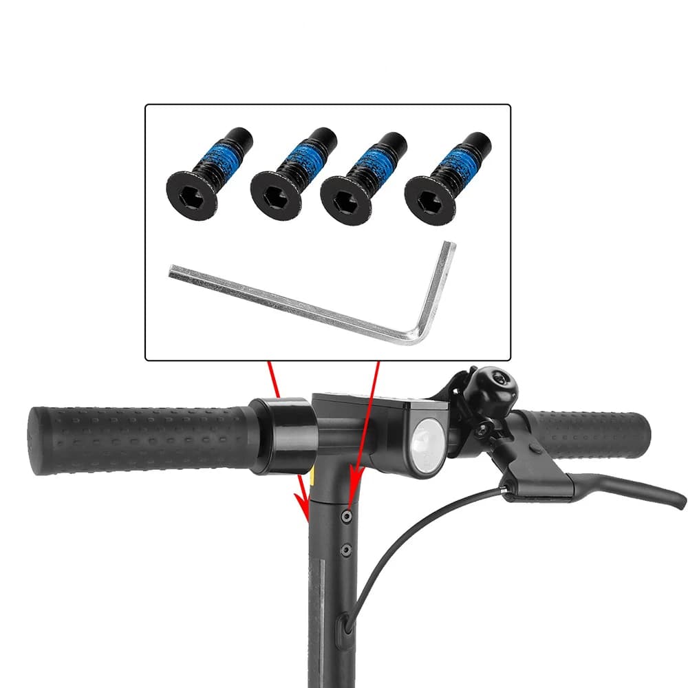 Vite per Ninebot F40 F30 F20 P100S P65 MAX G2 G65 G30 G30D Scooter Elettrico, Parti per Tubo Forcella Anteriore, Palo e Base Cruscotto