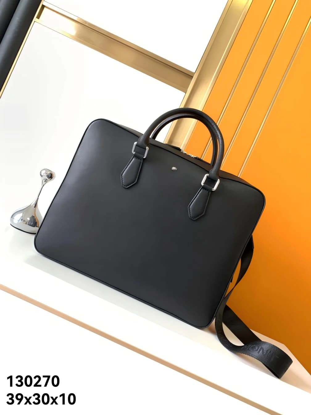 Luxury Men's Top-Handle Bags Premium Genuine Leather Briefcase for Men, 2026 New Fashion Business Casual Crossbody & Laptop Bag