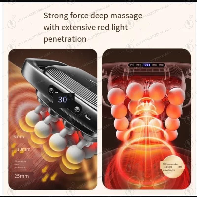20 pistole per fascia silenziose, massaggio profondo elettrico domestico, artefatto per massaggio per il rilassamento dei muscoli del tutto il corpo multi-ingranaggio