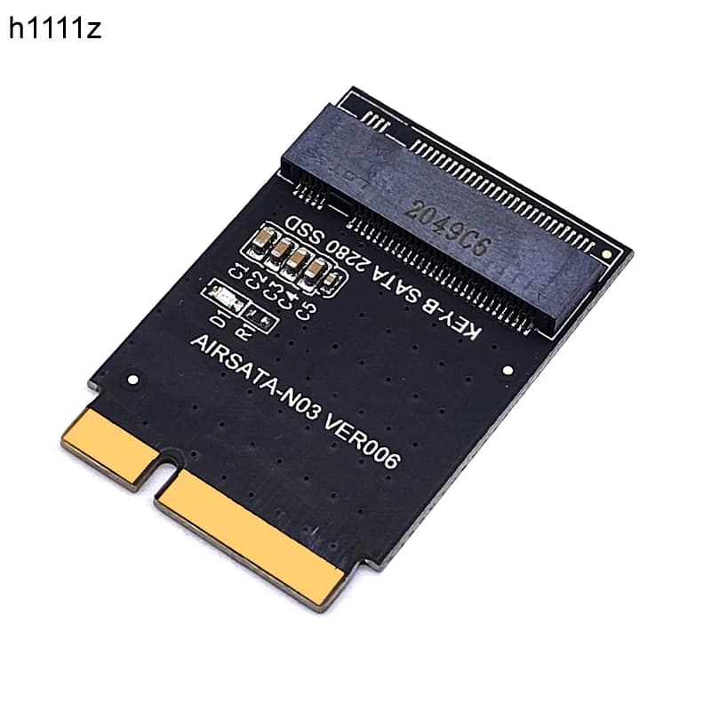 Per Apple Macbook SSD Adapter M2 NGFF SSD a 17 7pin converti Riser per scheda per MacBook Air 2012 A1466 A1465 MD223 MD224 MD231 MD232