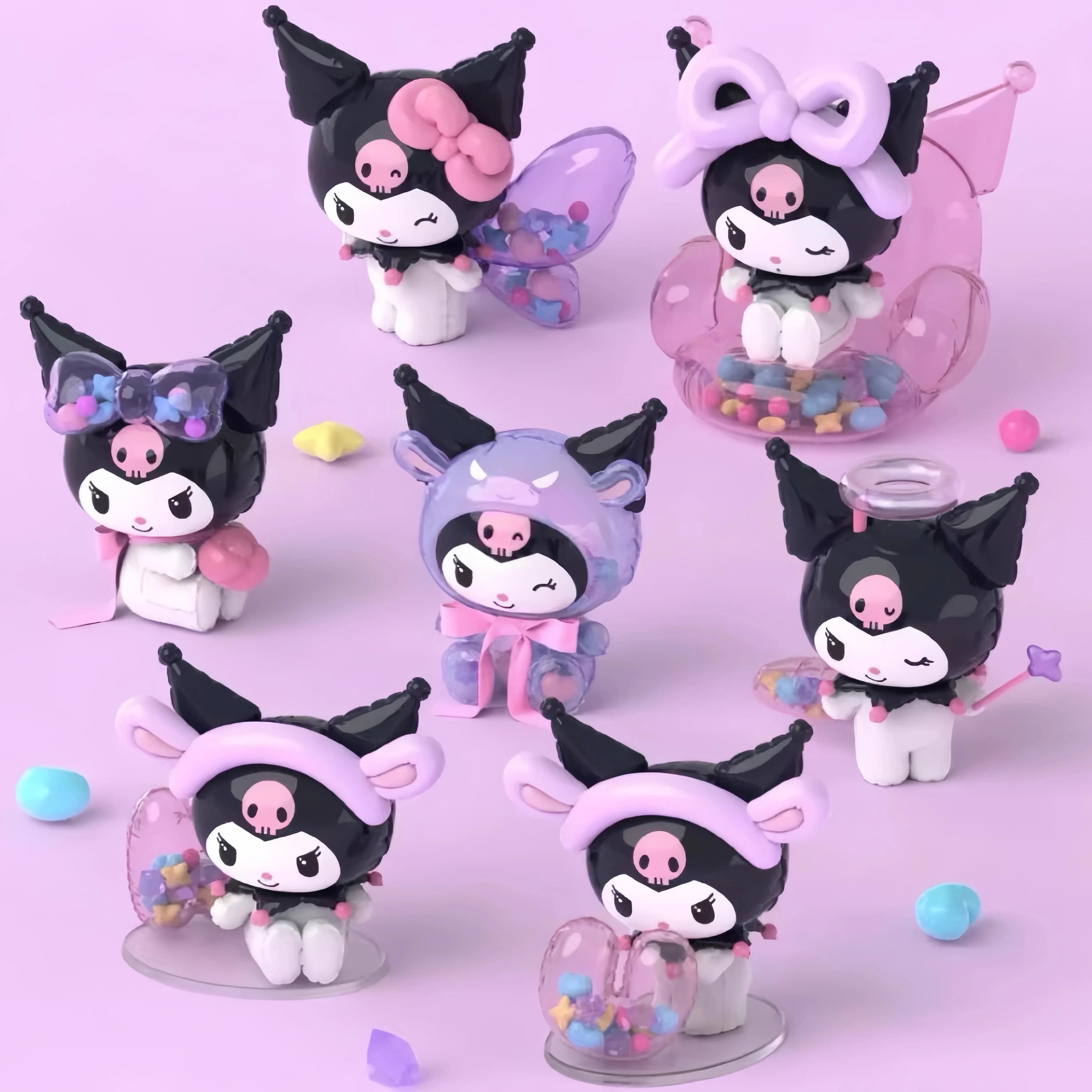Toptoy Sanrio Kuromi Balloon Master Series Scatola cieca Bambola da collezione Trendy Pop Culture Figurine Regalo per ragazze Cute Trendy Pop