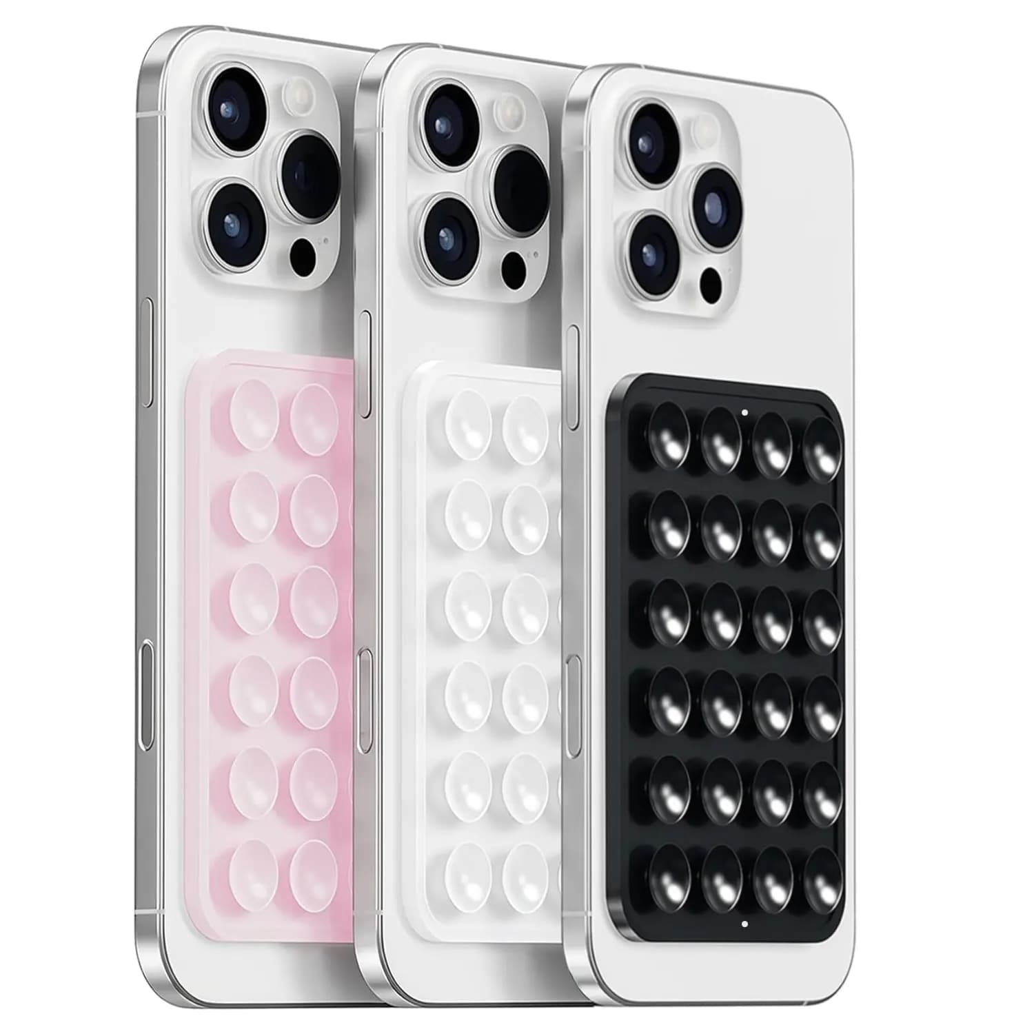 1/5PCS Silicone Suction Phone Holder Stand Silicon Adhesive Phone Accessory for All Smartphones Mirror Shower Phone Case Mount