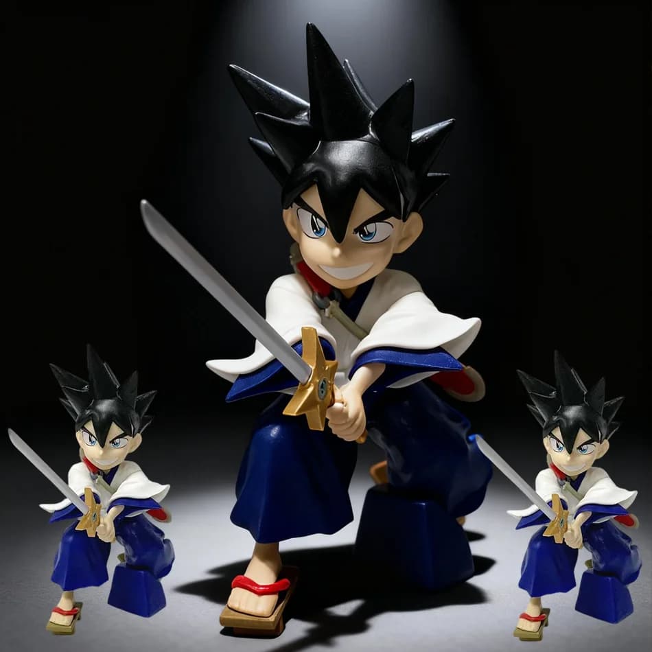 Disponibile 17 cm Kenyuu Per Densetsu Y aiba Anime Action Figure Decorazione modello da collezione - Regalo perfetto per ragazzi Regalo di Capodanno