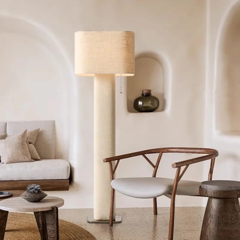 Lampada da terra moderna di fascia alta, scrivania accanto al divano nel soggiorno, lampada da comodino, apparecchio di illuminazione per interni