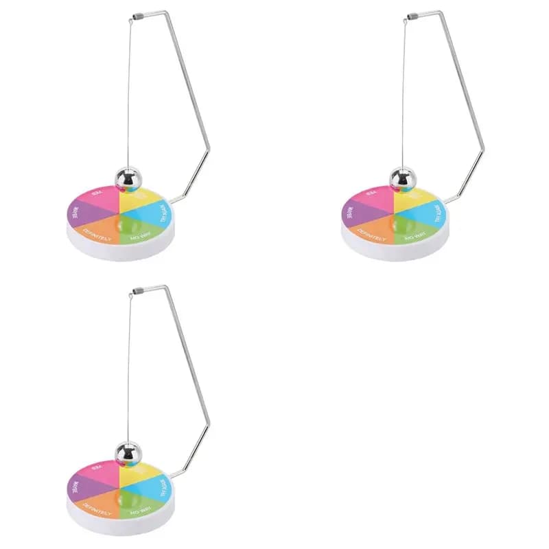 2025 Nuovo Stile 3X Decision Maker Pendolo Dinamico da Scrivania, Decorazione Regalo, Gioco con Sfera Magnetica Oscillante
