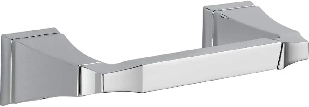 Portarotolo da parete cromato con design girevole per l'organizzazione e lo stoccaggio del bagno