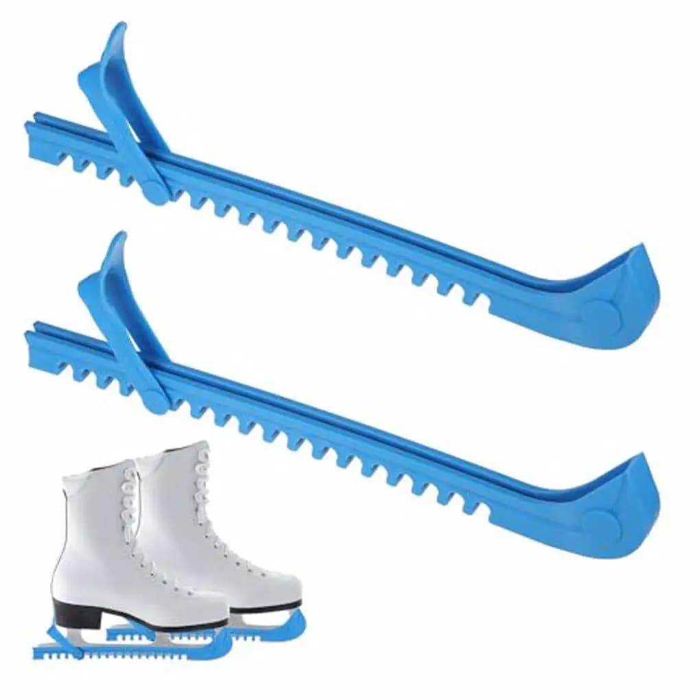 2 pezzi di protezione universale per pattini, protezione per figure di ghiaccio, protezione personalizzata, adatta per scarpe da pattinaggio di figura su ghiaccio regolabili, coperture per lame