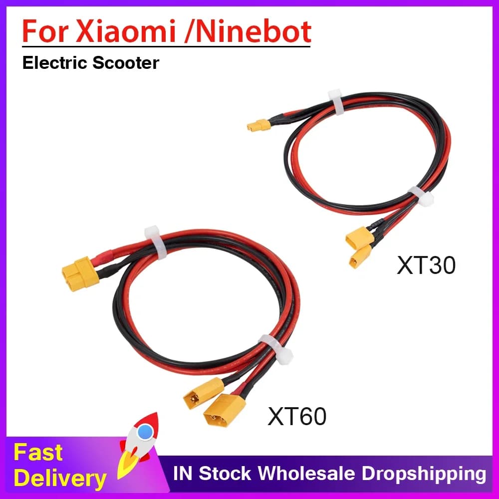 Cavo di Connessione per Batteria Esterna Xiaomi M365/1S/Mi3/Pro2 per Monopattino Elettrico Ninebot XT30 XT60