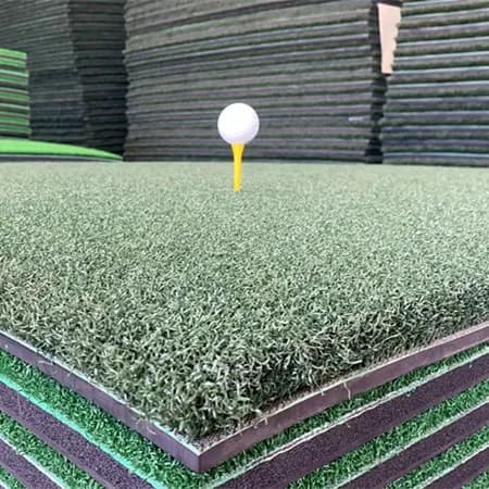 Tappetino da Golf per Allenamento Indoor, Simulatore di Chipping e Swing, Tappeto Invernale per Colpire la Palla