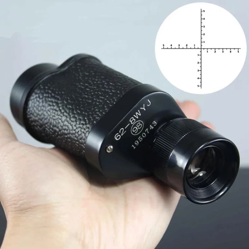 Potente binocolo 8X30 tipo 62 telescopio militare BAK4-Prism monoculare professionale da caccia completamente in metallo super trasparente per il campeggio