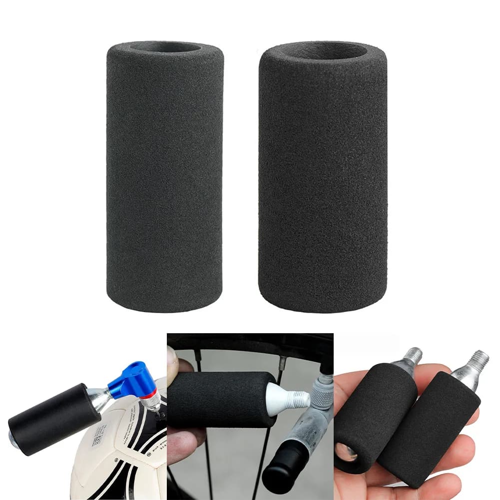 2 pz CO 2 Cartuccia Capsula Copertura Pompa Bombola di Gas Custodia Protettiva Per 12g/16g CO 2 Gonfiatore Pompa Da Bici Accessorio Da Ciclismo N E W