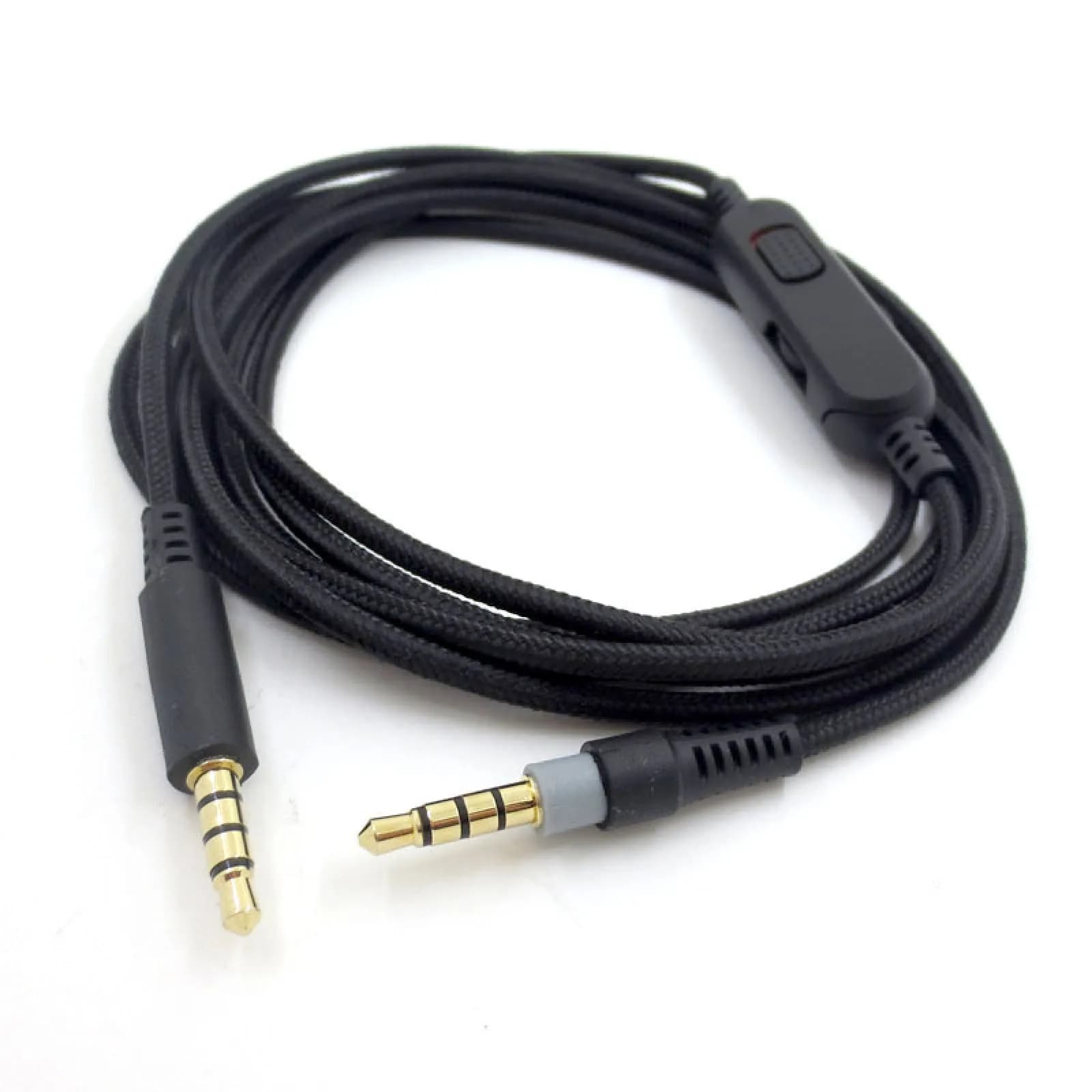 Audio cable for headphones from 2 m/78.7 inch for gaming headphones HyperX Cloud Mix Cloud Alpha, replacement audio cable