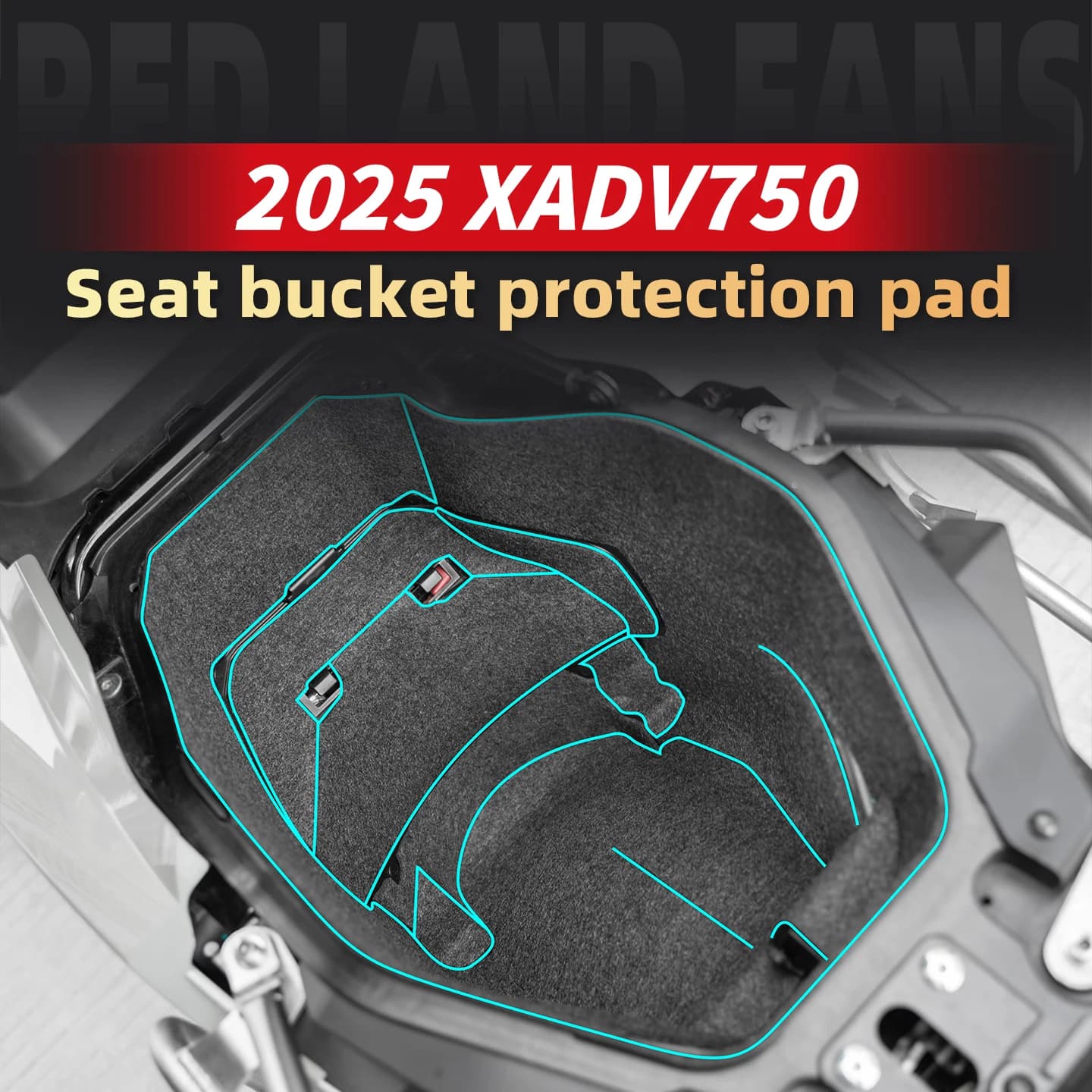 Utilizzato per HONDA X ADV750 2025 Moto di Stoccaggio Protezione Pad Box Liner Bagagli Copertura del Serbatoio Accessori Bici Sedile Secchio Pad