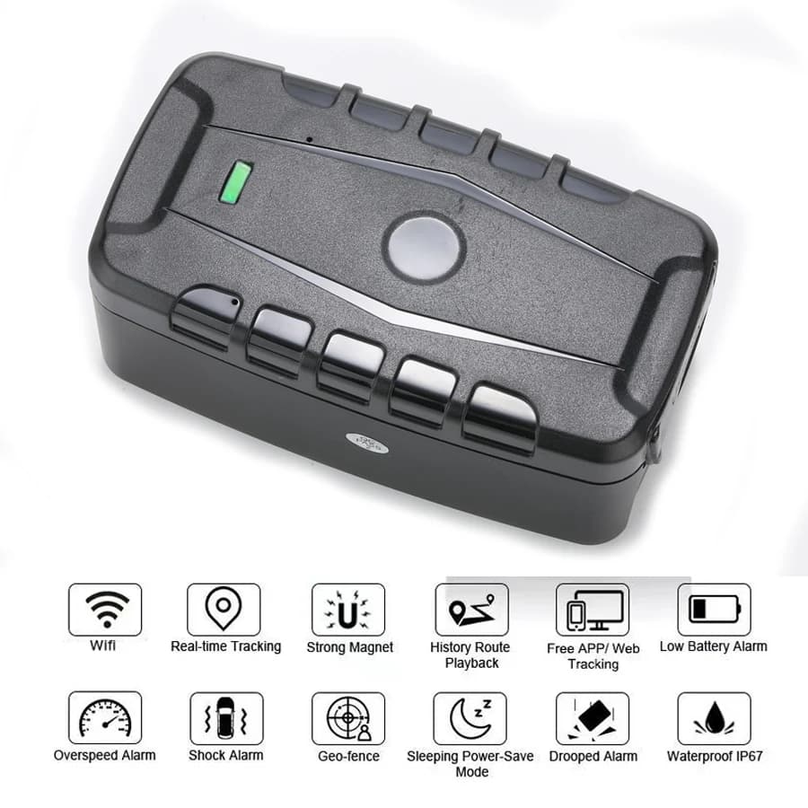 Localizzatore GPS impermeabile per auto LK209C 10000mah 20000mAh Batteria Monitoraggio in tempo reale Localizzatore di veicoli Magnete 240 giorni LK209b App gratuita