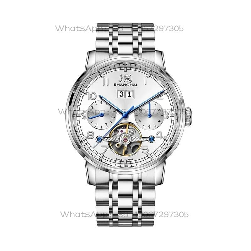 Time Island Watch 1 Store Shanghai Automatic Mechanical Watch Men's Dew Pendulum Waterproof Luminous Business