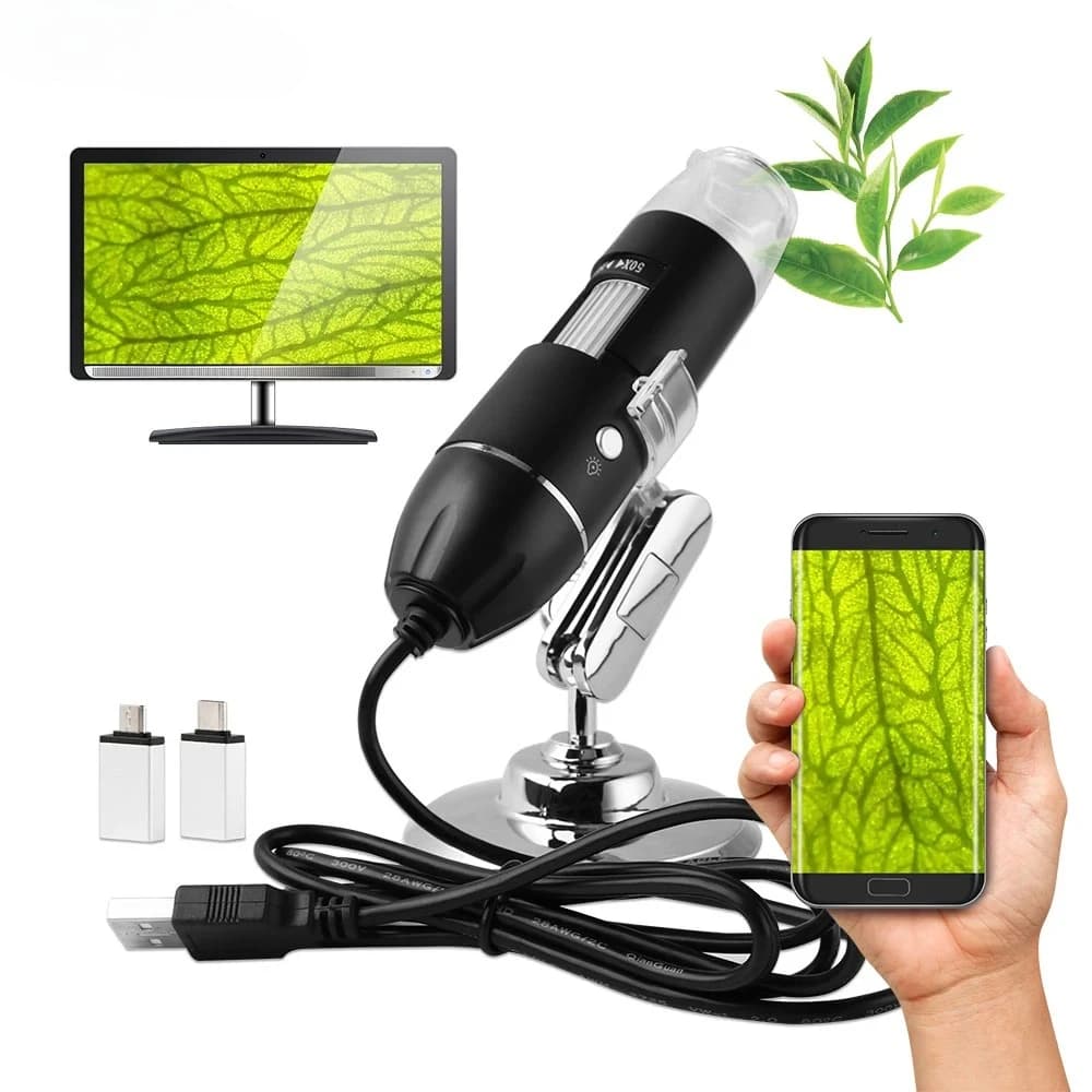 Professional Aesthetic Skin Scalp Analyzer 1600X USB Dermatoscope Facial Inspection Device For Android Tablet