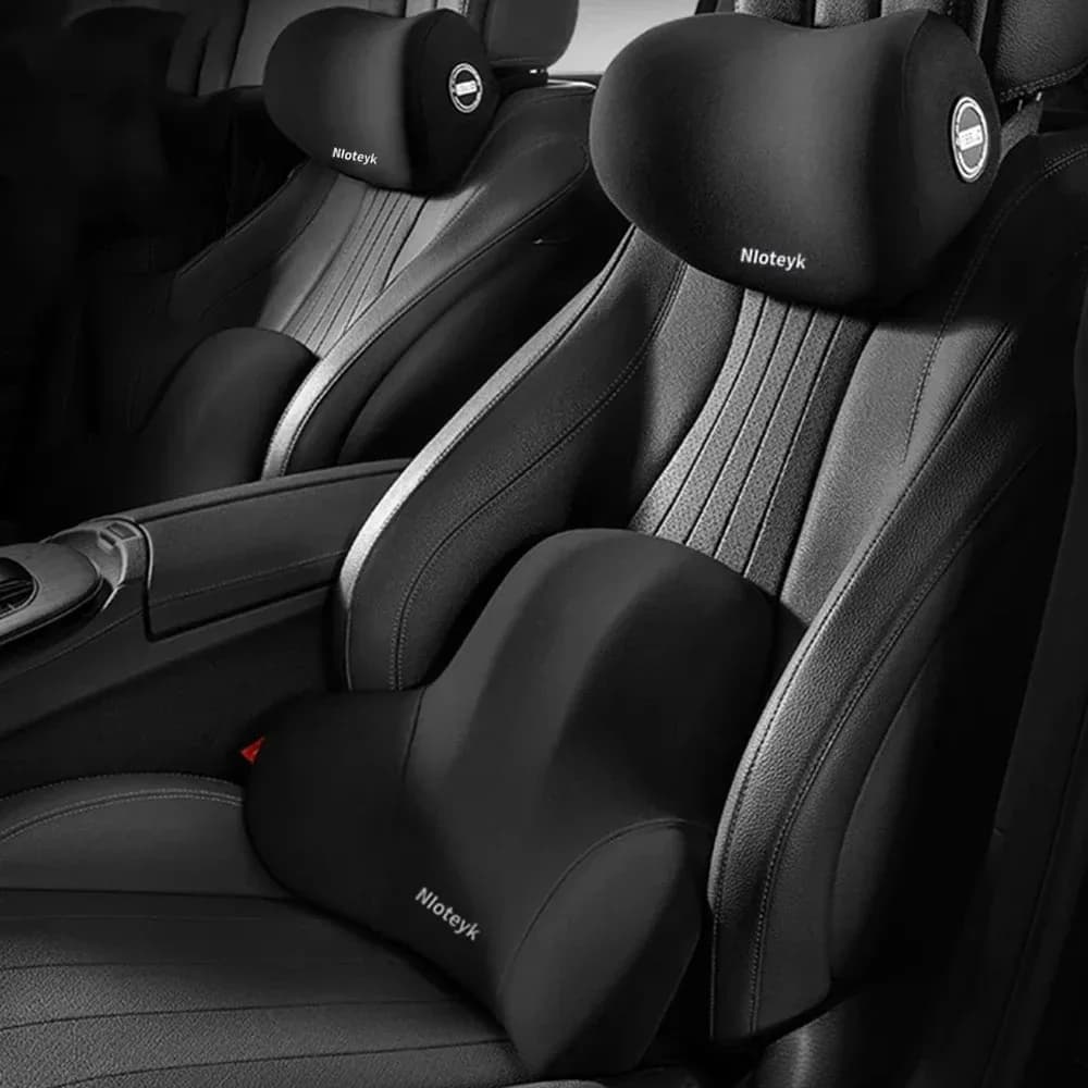 Cuscino per il collo in memory foam per auto Protezione Cuscino per schienale lombare Cuscino lombare Cuscino per poggiatesta per auto