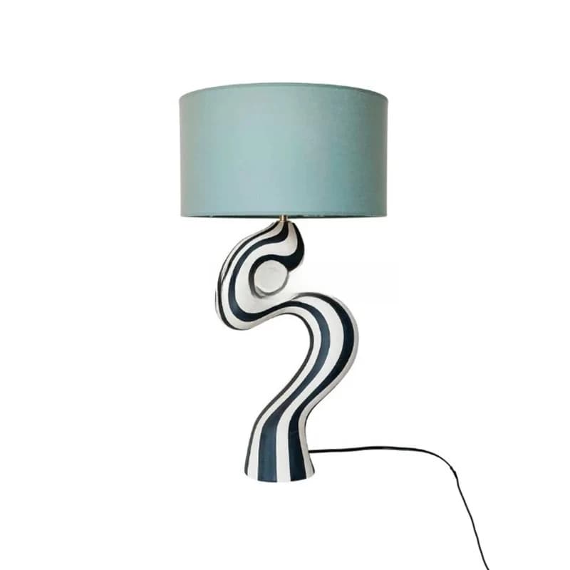 Modern light luxury designer abstract geometric creative desk lamp hotel living room villa model room bedroom desk lamp
