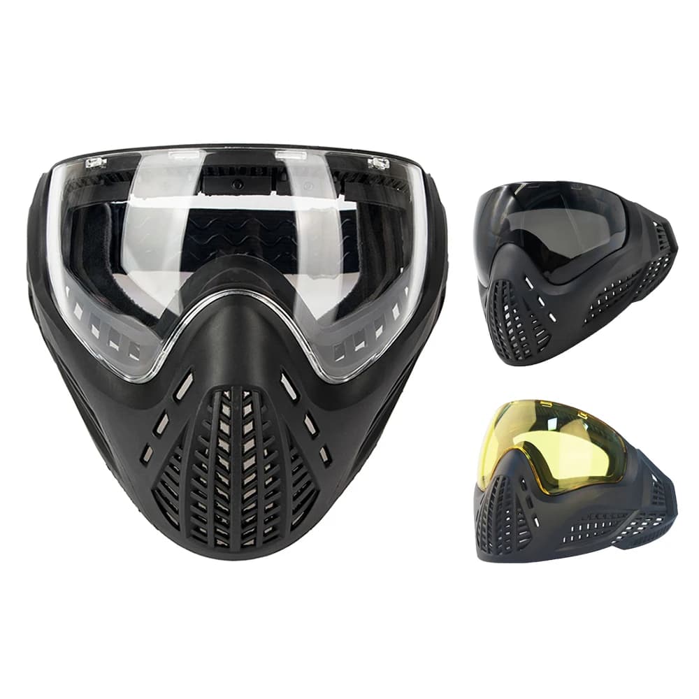 Maschera Tattica Integrale, Protezione Occhi Resistente agli Urti, Maschera per Caccia, Paintball e Combattimento
