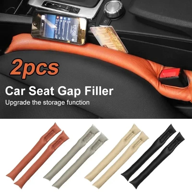 1/2/4PCS Seggiolino Auto Gap Filler Soft Styling Imbottitura Perdite In Pelle Spina Spacer Accessori Auto Universali Interni Auto organizzatore