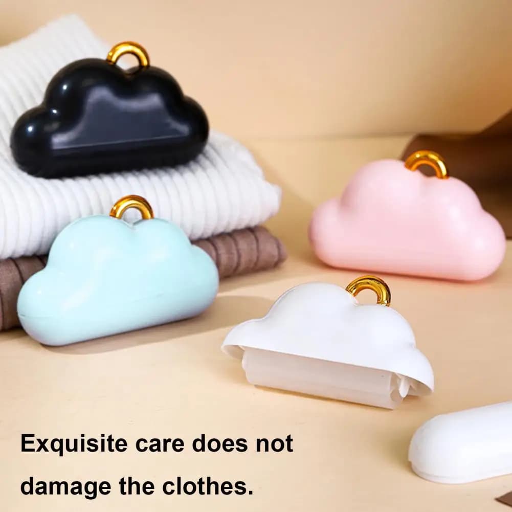 Washable Lint Remover Reusable Lint Roller for Pet Hair Cloud-shaped Sticky Hair Remover with Lanyard Washable for Sofas