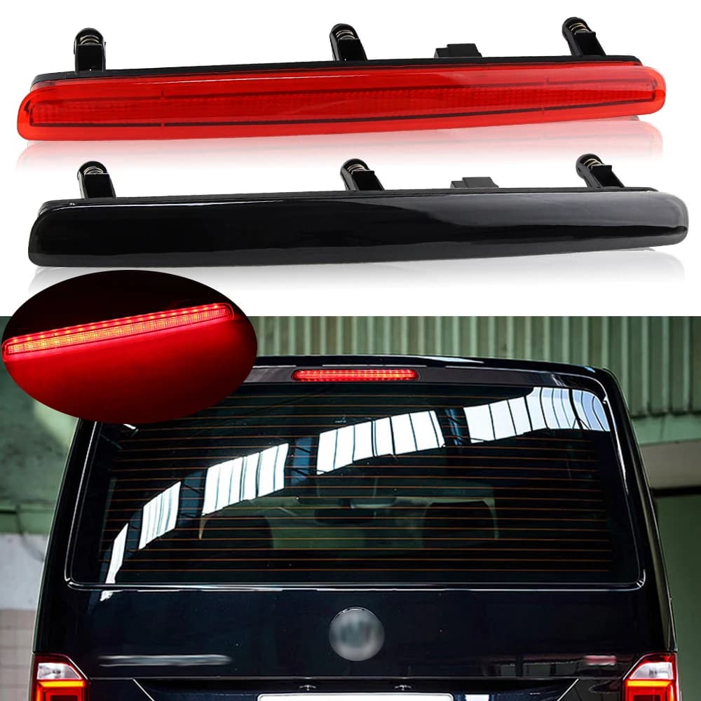 Lampada freno portellone affumicato a LED per VW T5 Transporter 2003-2015 Luce di alto livello Caravelle T5 Car Styling Lampada stop a montaggio alto