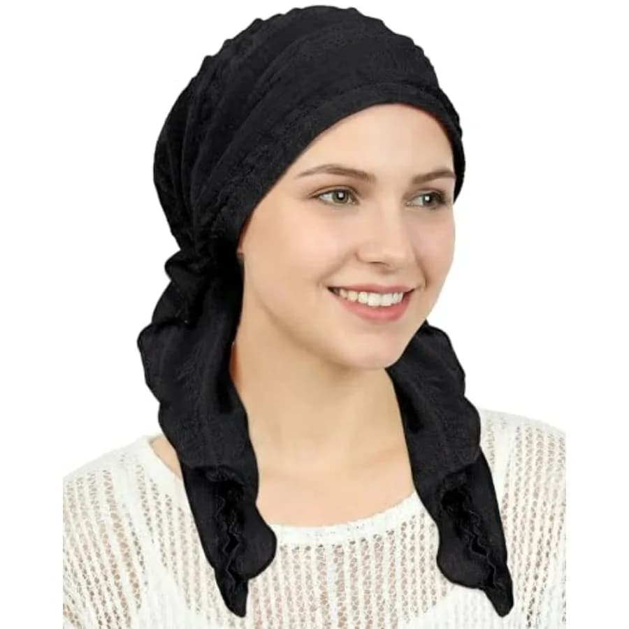 Berretto Slip-On Pre-Annodato Babalet, Copricapo Turbante per Donne, Cappello Copri Capelli per Dormire