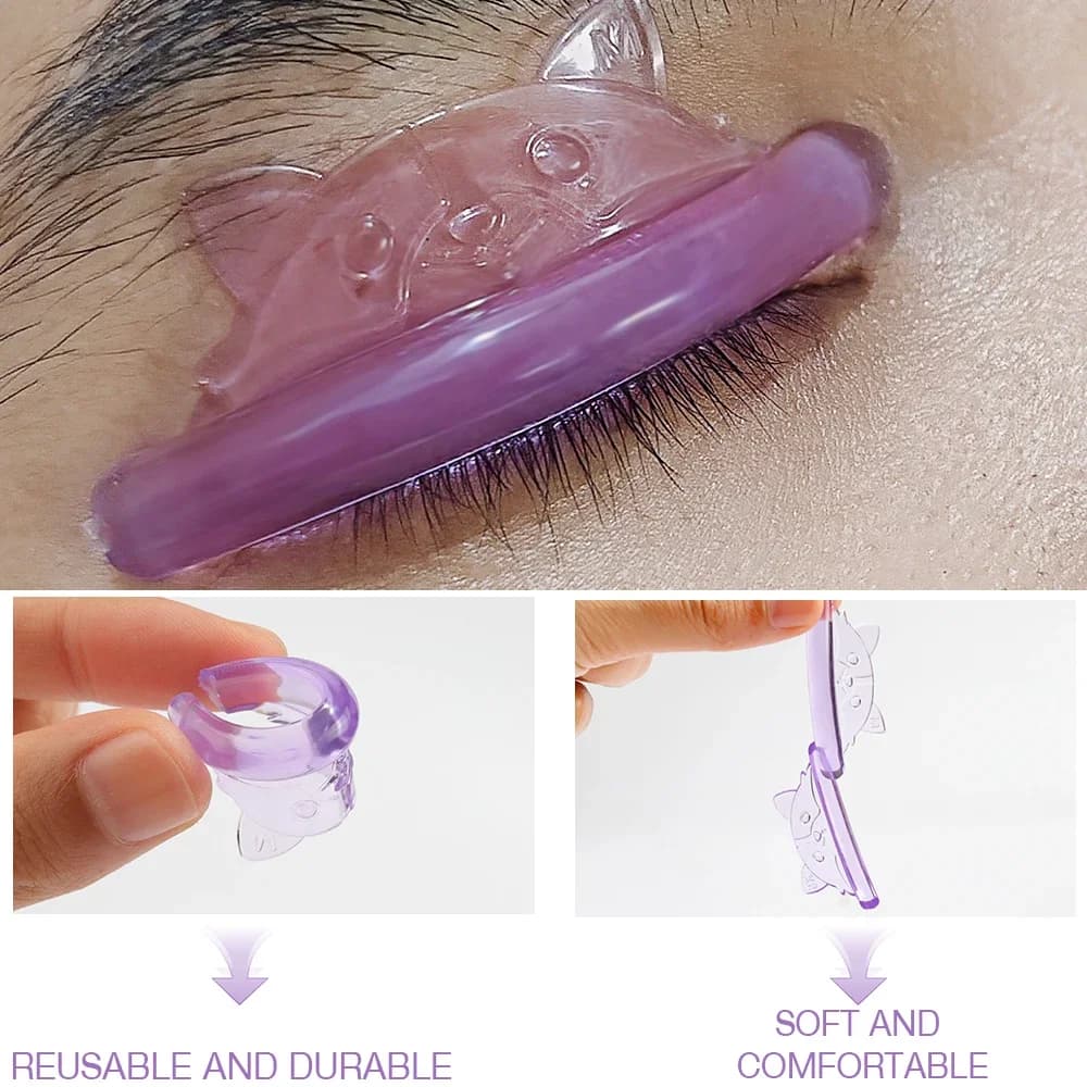5 Pairs C Curl Silicone Eyelash Perm Pads Sticky Lashes Rod Shield Lifting 3D Eyelash Curler Accessories Makeup Tool