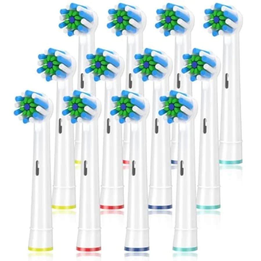 Replacement Brush Heads Fit for Braun Oral b, Compatible with Oral-B Pro 1000/2000/3000/5000/6000 Smart and Genius Electric Too