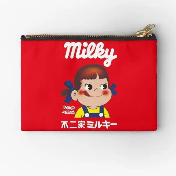 Milky Peko Chan Zipper Pouches Pure Pocket Men Packaging Bag Wallet Socks Key Underwear Small Storage Coin Women Cosmetic