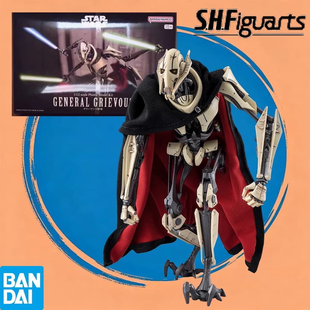 100% autentico Disponibile Bandai SHFiguarts Star Wars: Revenge of the Sith Generale Grievous Action Figure Collection Model Toy