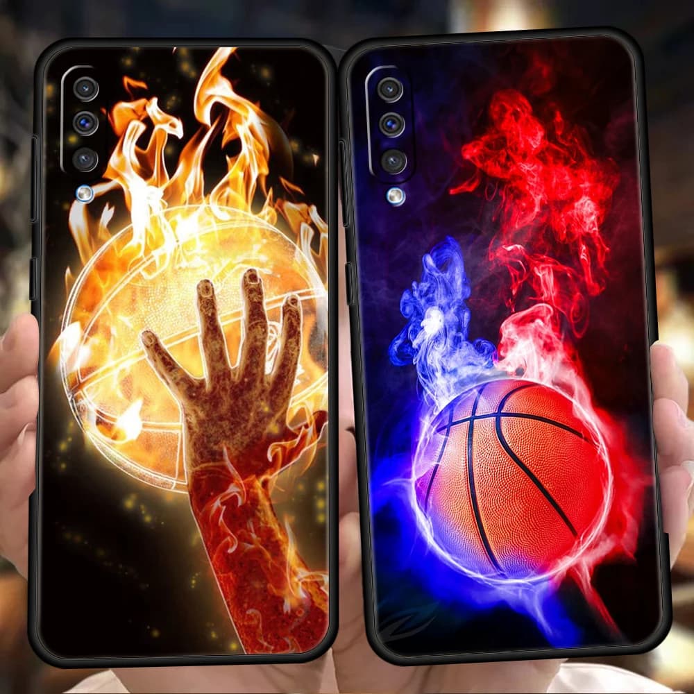 Basket Sports Phone Case per Samsung Galaxy A24 A13 A53 A73 A33 A22 A12 A02 A03 A05 A70 A50 A10 A20 5G guscio in Silicone