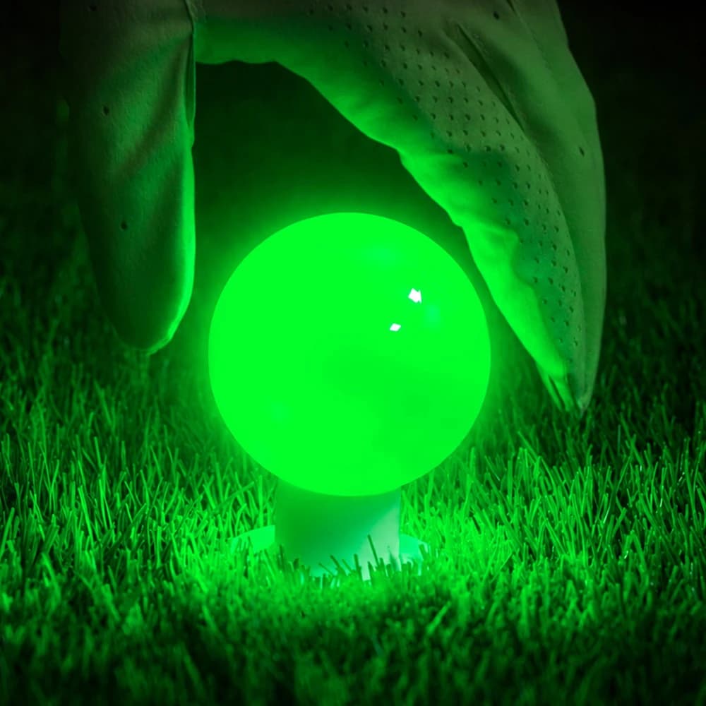 PGM Golf Glow Ball For Night Sports Practice Light up Golf Balls Night Golf Used Repeatedly Long Lasting Bright Luminous Balls