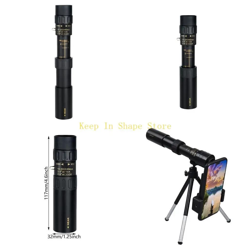 U1jc Portable single tubo singolo metallo monoculare telescopio spyglass lunghi gamme binoculari per amanti all'aperto