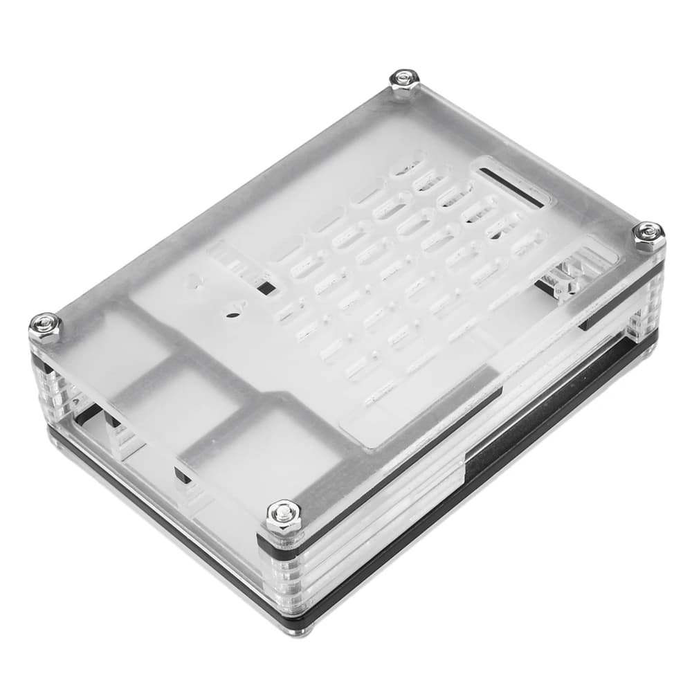 9-layer transparent acrylic protective case for Raspberry Pi 5