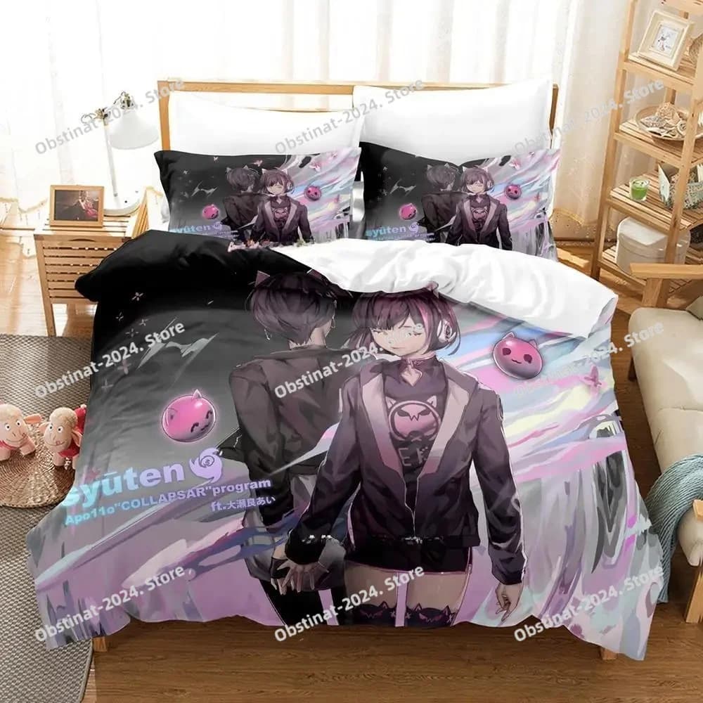 New Cytus II Bedding Set Single Twin Full Queen King Size Bed Set Adult Kid Bedroom Duvet Cover Sets 3D Print Game Bed Sheet Set
