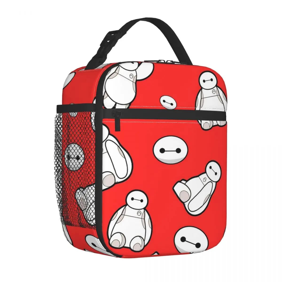Borsa termica per il pranzo con accessori Big Hero 6 Baymax, borsa termica per alimenti da esterno, borsa termica portatile per alimenti, Bento Box