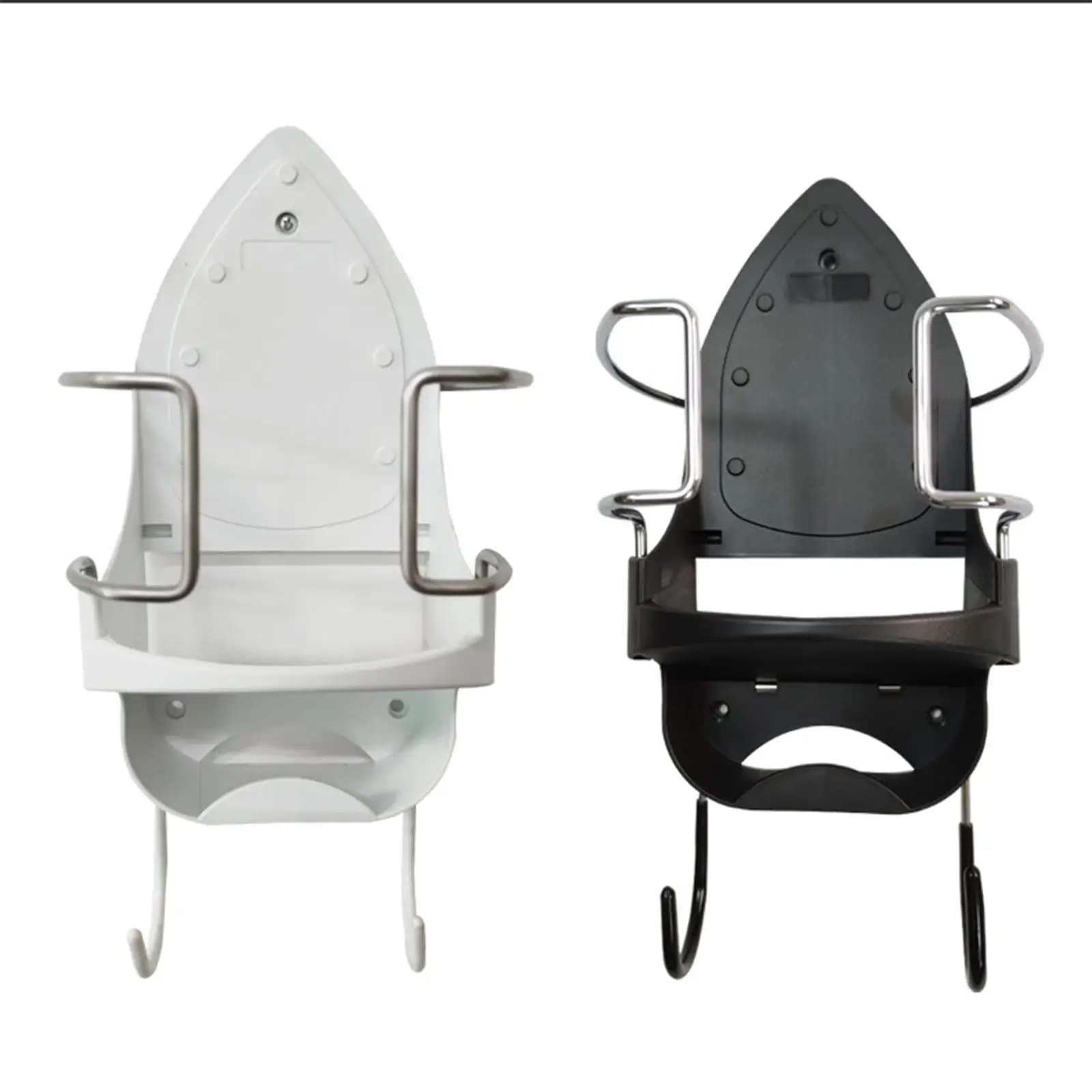 Electric Iron Hanger Storage Organizer Basket Ironing Board Holder for Laundry Equipment Closet
