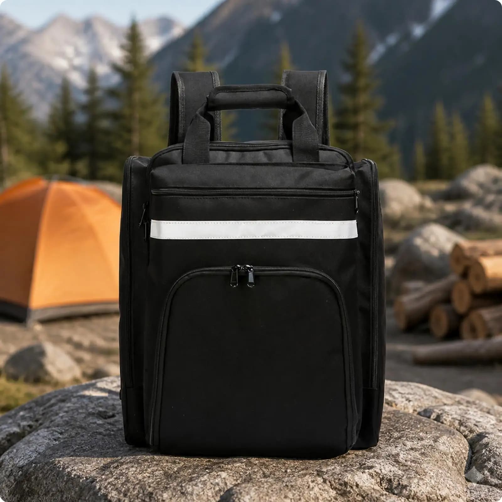 Waterproof Survival Emergency Backpack First Aid Kit Bag for Workplace Vehicle Outdoor Adventure Gear