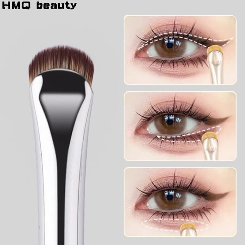 2/1 pcs Eyeliner Curve Brushes, Eyeliner Makeup Tools, Soft Umbrella Precision Brush, Small Cosmetic Tools and Eye Drops