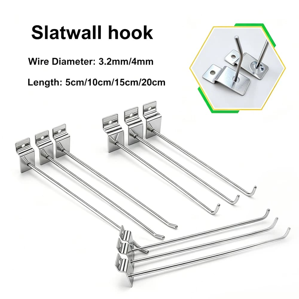 5-25pcs Wall Hook Nail Wall Display lewelry Hook Mobile Phone Accessories Single Line Hook Iron Hardware Tool Pliers Wall Mount