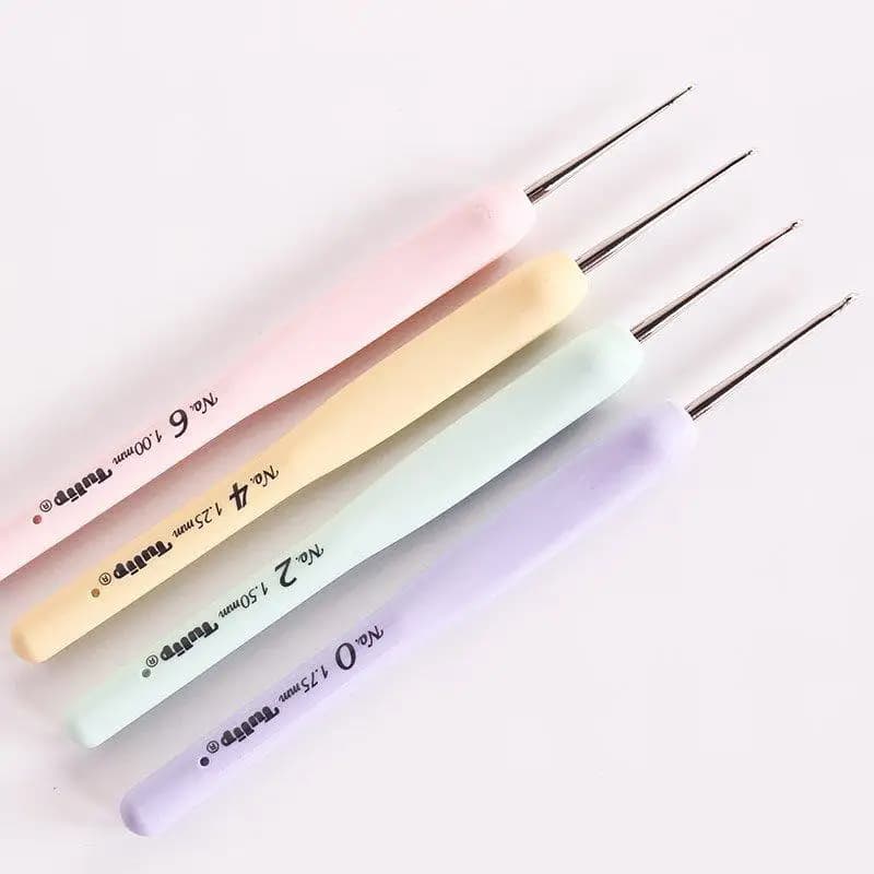 Set di uncinetti colorati TULIP TER-001N Rose per lavori a maglia, 10 pezzi, Hiroshima, Giappone