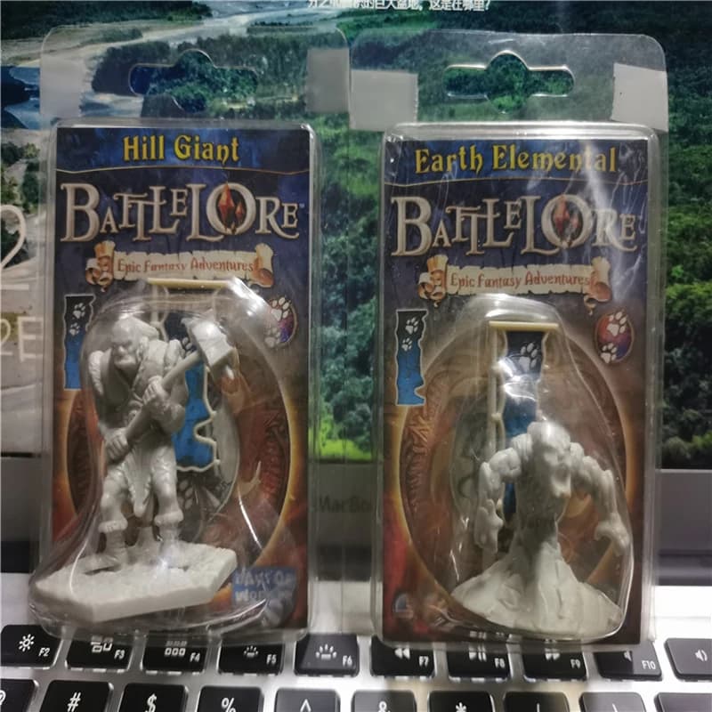 Originale Allentato Battlelore Gioco di Guerra Scacchi Hill Giant Earth Elemental Figura Modello Rara Collezione Limitata Giocattolo Regalo per Bambini Adulti